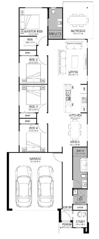 Floorplan of Homely house listing, 15 Tina Street, Redbank Plains QLD 4301