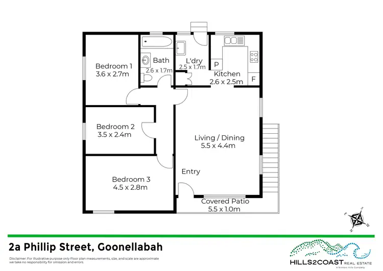Floorplan of Homely house listing, 2A Phillip Street, Goonellabah NSW 2480