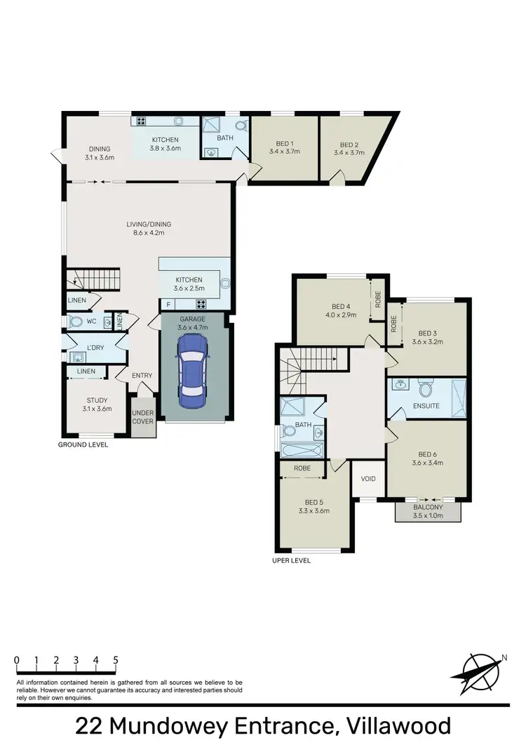 Floorplan of Homely house listing, 22 Mundowey Entrance, Villawood NSW 2163