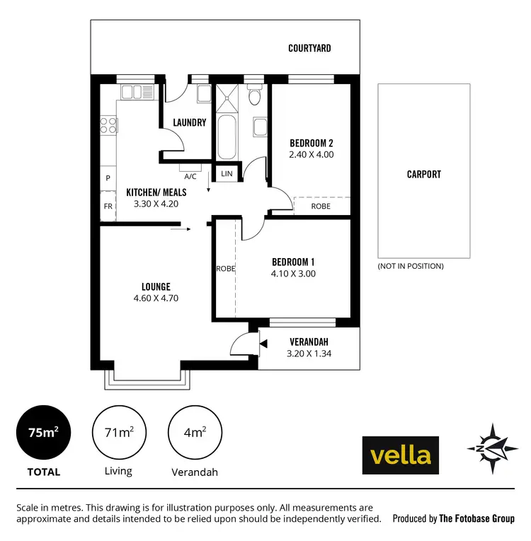 Floorplan of Homely house listing, 2/4 Holton Street, Glenside SA 5065