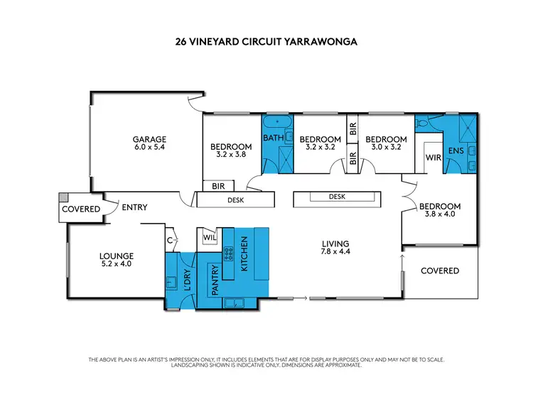Floorplan of Homely house listing, 26 Vineyard Circuit, Yarrawonga VIC 3730