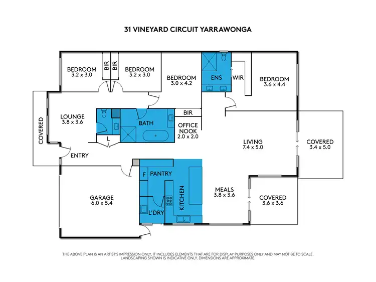 Floorplan of Homely house listing, 31 Vineyard Circuit, Yarrawonga VIC 3730