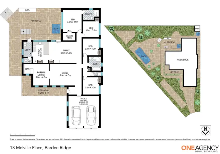 Floorplan of Homely house listing, 18 Melville Place, Barden Ridge NSW 2234