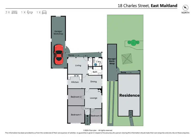 Floorplan of Homely house listing, 18 Charles Street, East Maitland NSW 2323