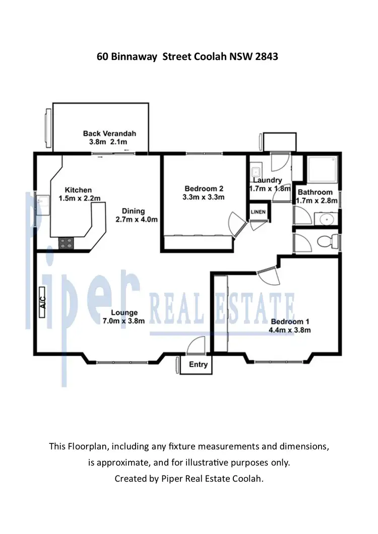 Floorplan of Homely house listing, 60 Binnaway Street, Coolah NSW 2843
