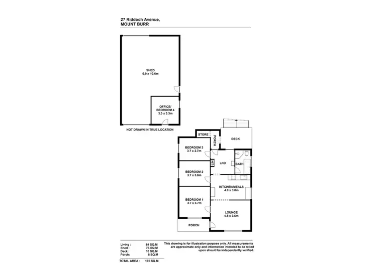 Floorplan of Homely house listing, 27 Riddoch Avenue, Mount Burr SA 5279