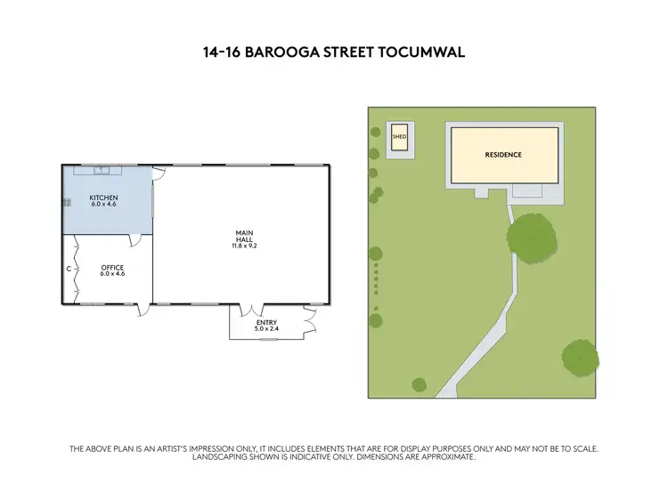 Floorplan of Homely land listing, 14-16 Barooga Street, Tocumwal NSW 2714