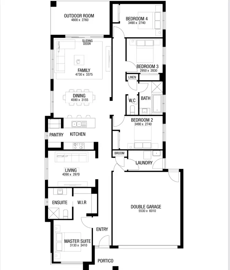 Floorplan of Homely house listing, Address available on request