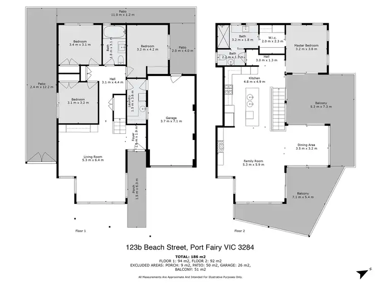 Floorplan of Homely house listing, 123B Beach Street, Port Fairy VIC 3284