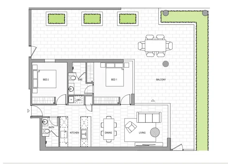 Floorplan of Homely apartment listing, Address available on request