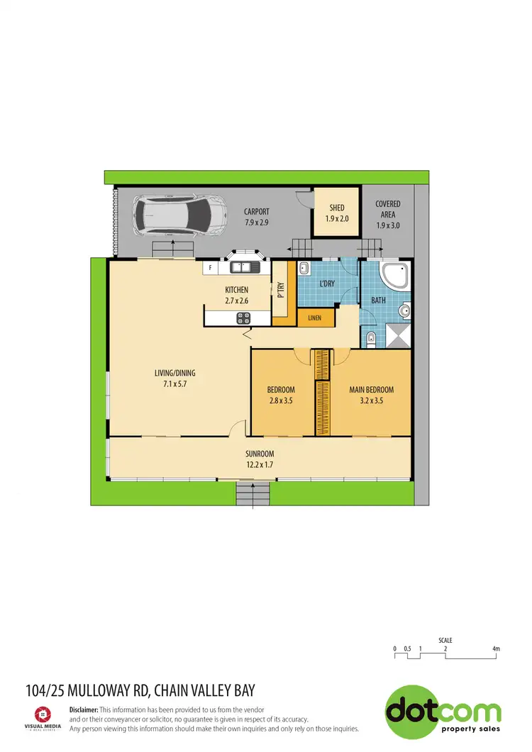 Floorplan of Homely retirement listing, 104/25 Mulloway Road, Chain Valley Bay NSW 2259
