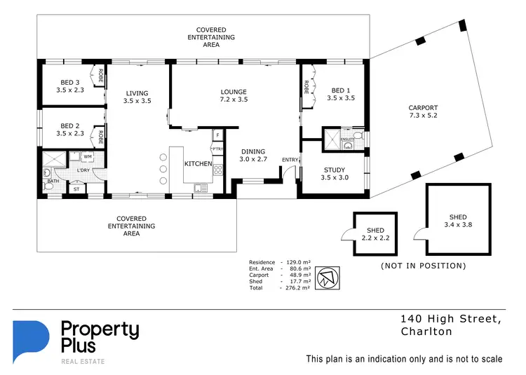 Floorplan of Homely house listing, 140 High Street, Charlton VIC 3525
