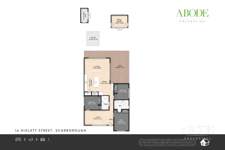 Floorplan of Homely house listing, 16 Higlett Street, Scarborough QLD 4020