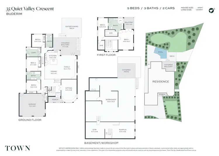 Floorplan of Homely house listing, 35 Quiet Valley Crescent, Buderim QLD 4556