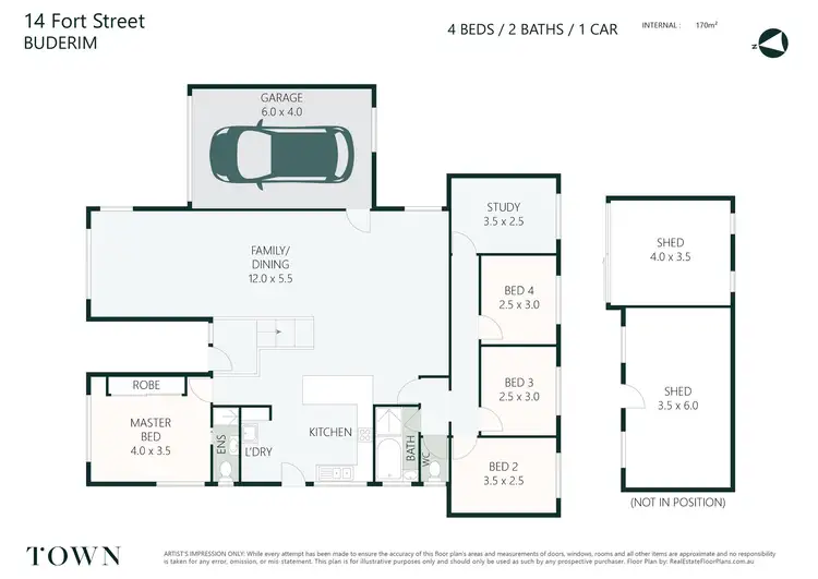 Floorplan of Homely house listing, 14 Fort Street, Buderim QLD 4556