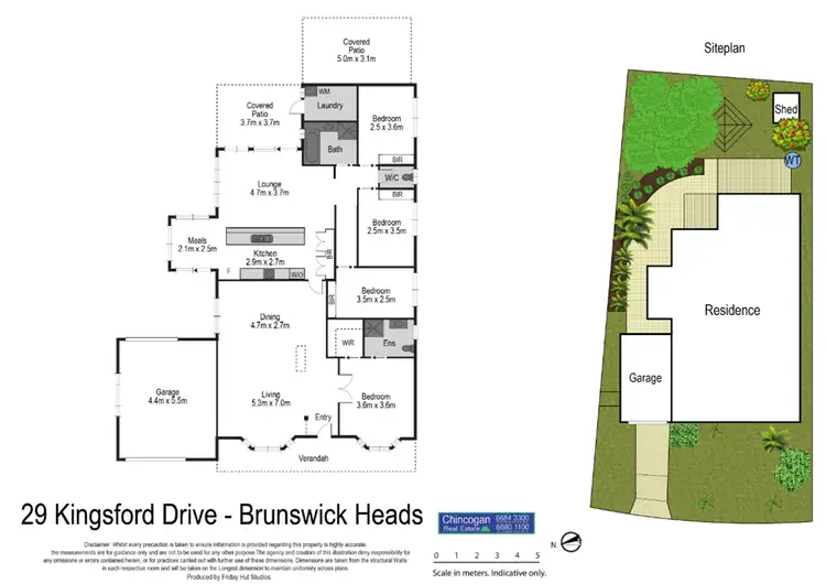 Floorplan of Homely house listing, 29 Kingsford Drive, Brunswick Heads NSW 2483
