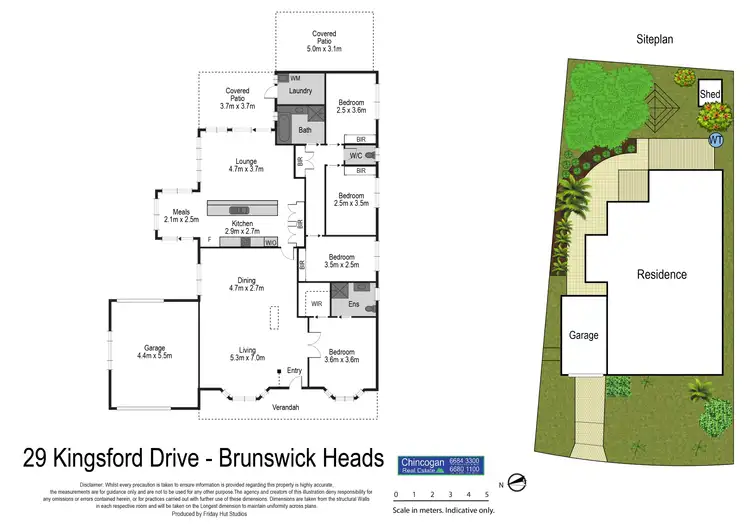 Floorplan of Homely house listing, 29 Kingsford Drive, Brunswick Heads NSW 2483