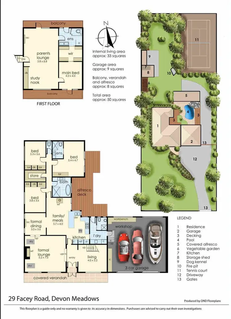 Floorplan of Homely rural property listing, 29 Facey Road, Devon Meadows VIC 3977