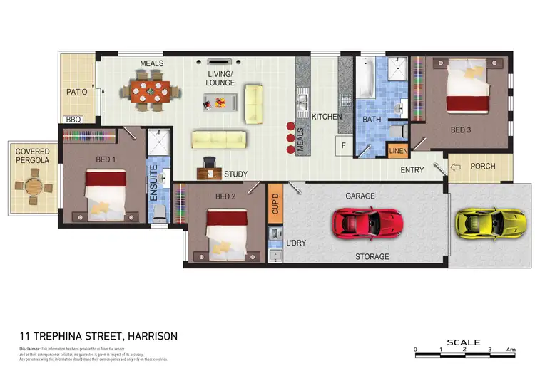 Floorplan of Homely house listing, 11 Trephina Street, Harrison ACT 2914