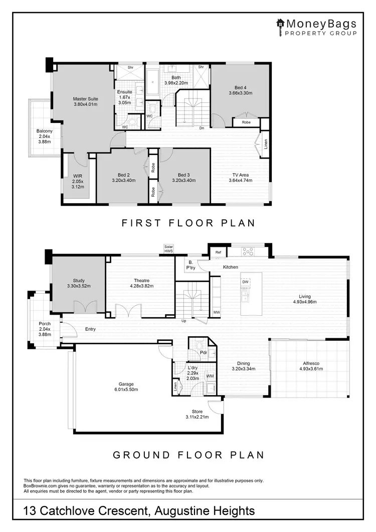 Floorplan of Homely house listing, 13 Catchlove Crescent, Augustine Heights QLD 4300