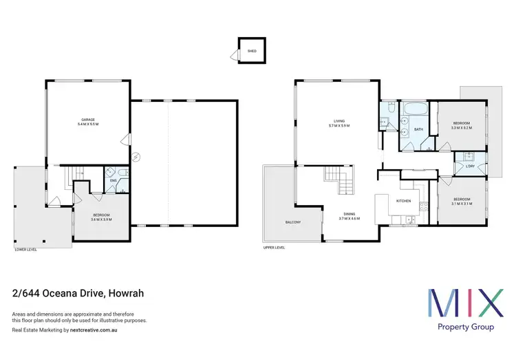 Floorplan of Homely house listing, 2/644 Oceana Drive, Tranmere TAS 7018