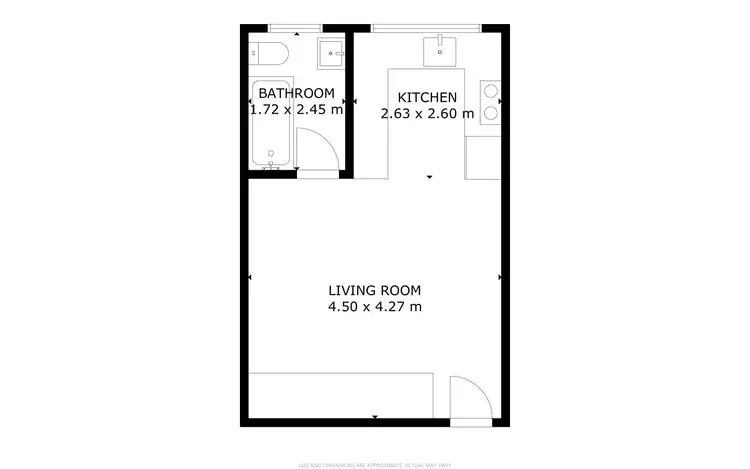 Floorplan of Homely apartment listing, 411/3-5 Greenknowe Avenue, Elizabeth Bay NSW 2011