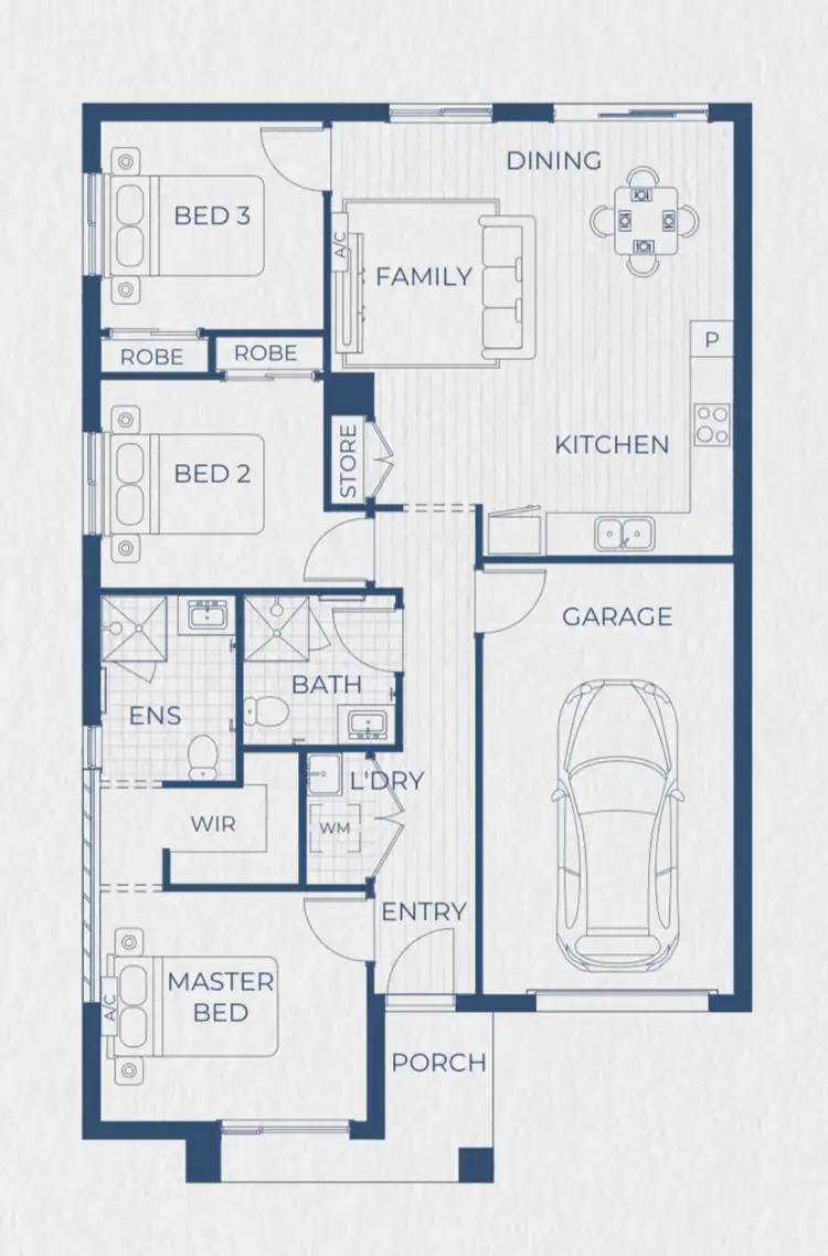 Floorplan of Homely house listing, 2404 Newcastle Road, Clyde VIC 3978