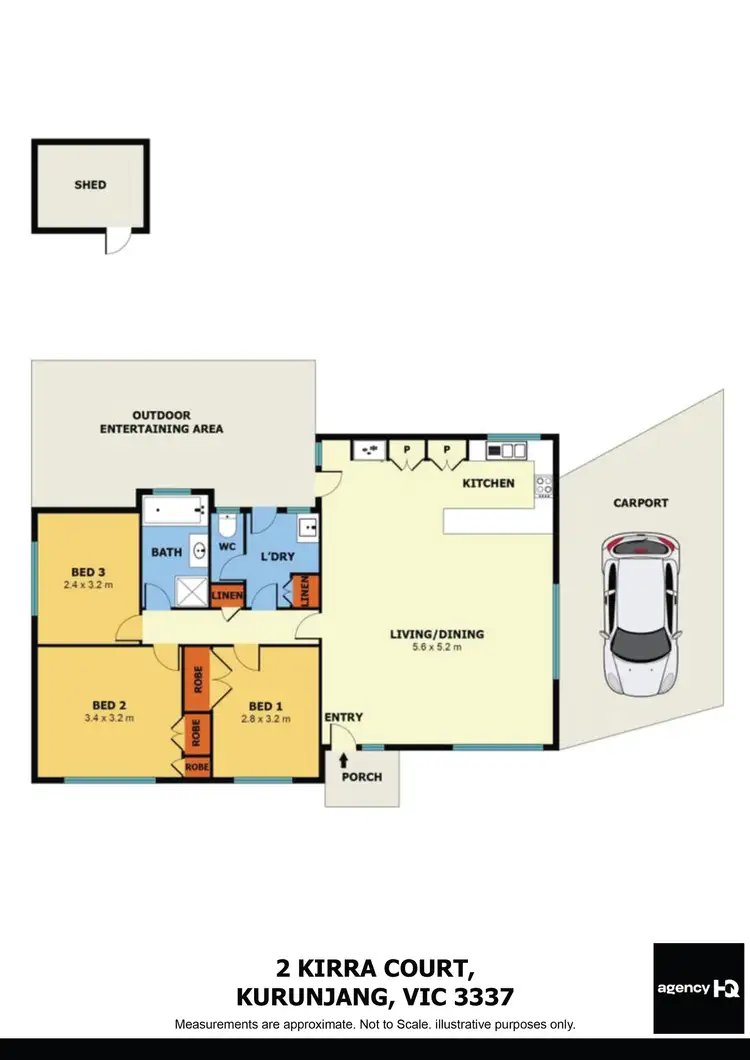 Floorplan of Homely house listing, 2 Kirra Court, Kurunjang VIC 3337