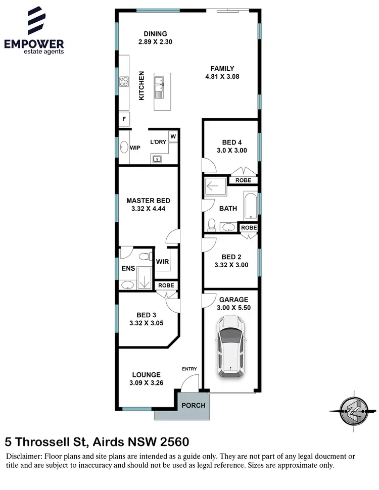 Floorplan of Homely house listing, 5 Throssell Street, Airds NSW 2560
