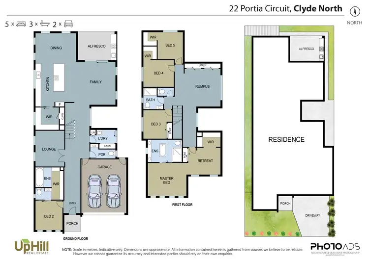 Floorplan of Homely house listing, 22 Portia Circuit, Clyde North VIC 3978