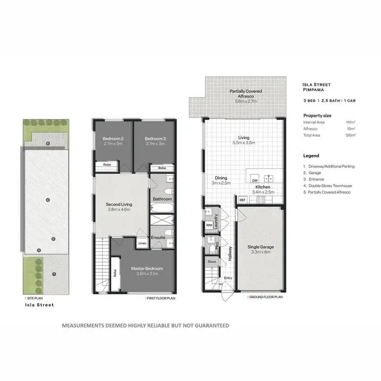 Floorplan of Homely townhouse listing, 43/1 Isla Street, Pimpama QLD 4209