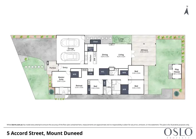 Floorplan of Homely house listing, 5 Accord Street, Mount Duneed VIC 3217