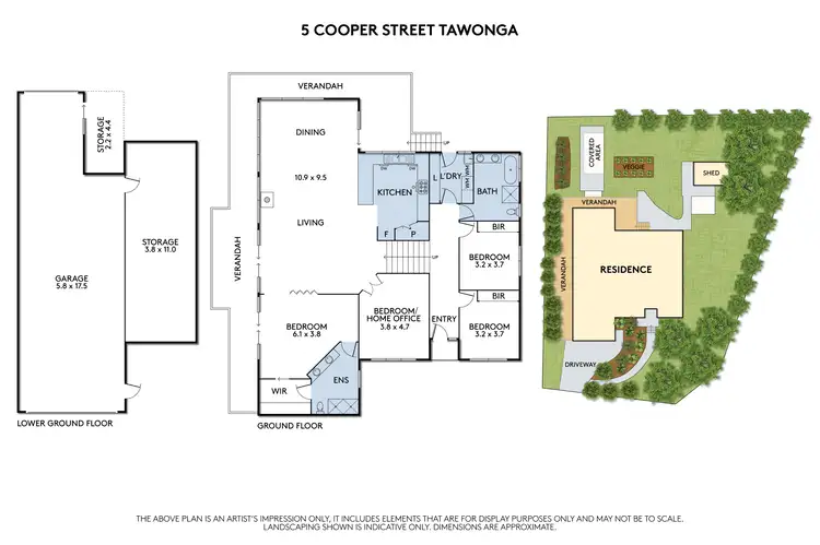 Floorplan of Homely house listing, 5 Cooper Street, Tawonga VIC 3697