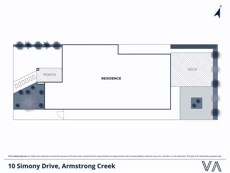 Floorplan of Homely house listing, 10 Simony Drive, Armstrong Creek VIC 3217