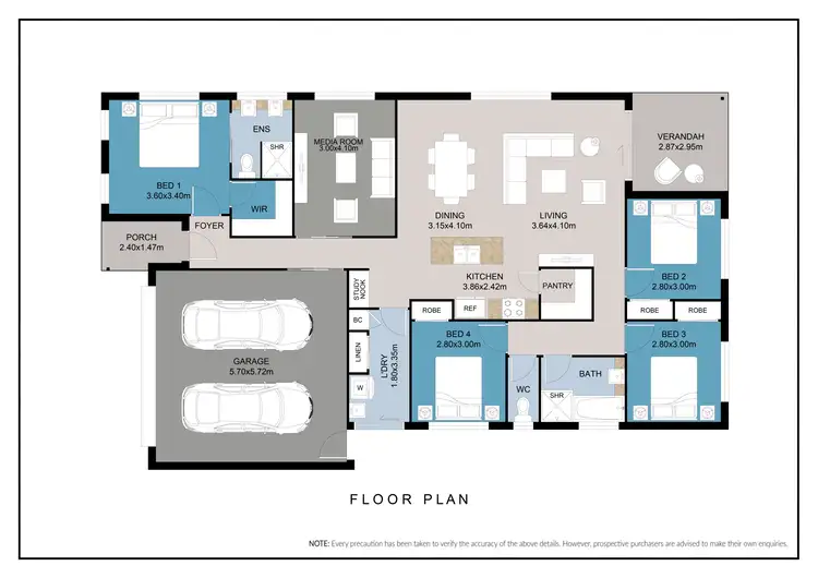 Floorplan of Homely house listing, 26 Neale Road, Morayfield QLD 4506