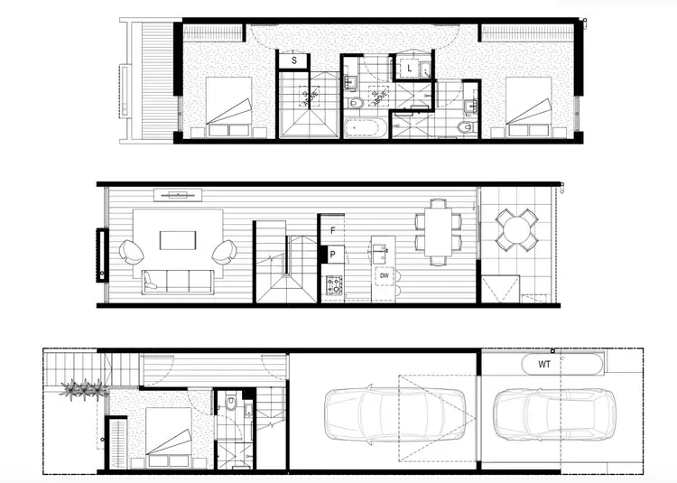 Floorplan of Homely townhouse listing, 66 Harvest Court, Doncaster VIC 3108
