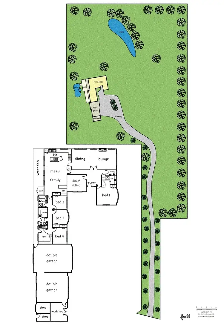 Floorplan of Homely house listing, 92 Old Warrandyte Road, Donvale VIC 3111