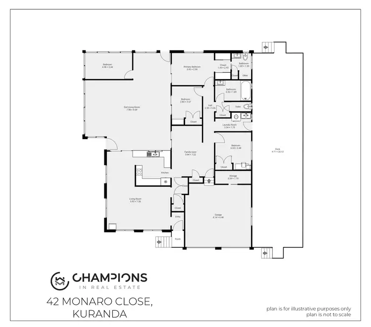 Floorplan of Homely house listing, 42 Monaro Close, Kuranda QLD 4881