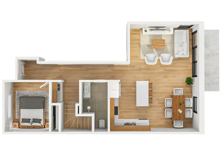 Floorplan of Homely townhouse listing, 16B Barclay Street, Albion VIC 3020