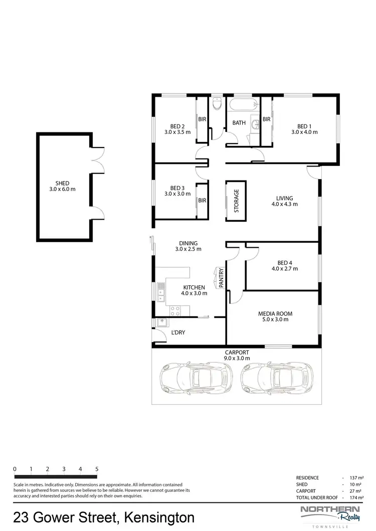 Floorplan of Homely house listing, 23 Gower Street, Kelso QLD 4815
