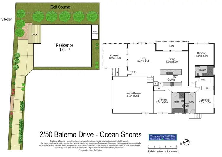 Floorplan of Homely house listing, 2/50 Balemo Dr, Ocean Shores NSW 2483