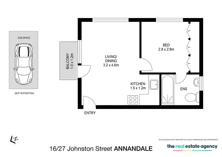 Floorplan of Homely unit listing, 16/27 Johnston Street, Annandale NSW 2038