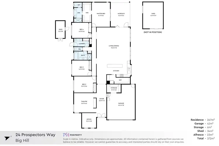 Floorplan of Homely house listing, 24 Prospectors Way, Big Hill VIC 3555