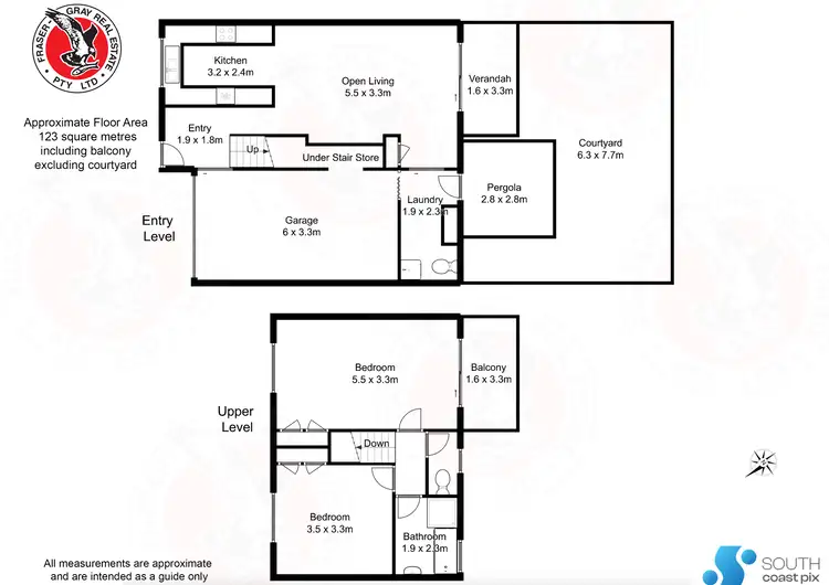 Floorplan of Homely townhouse listing, 3/13-15 Native Way, Moruya Heads NSW 2537