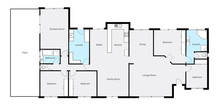 Floorplan of Homely rural property listing, 51 FITZPATRICK DRIVE, Staghorn Flat VIC 3691