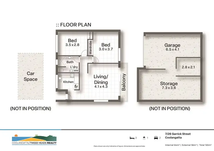Floorplan of Homely unit listing, 7/26 Garrick Street, Coolangatta QLD 4225