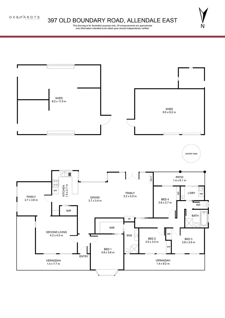 Floorplan of Homely rural property listing, 397 Old Boundary Road, Allendale East SA 5291
