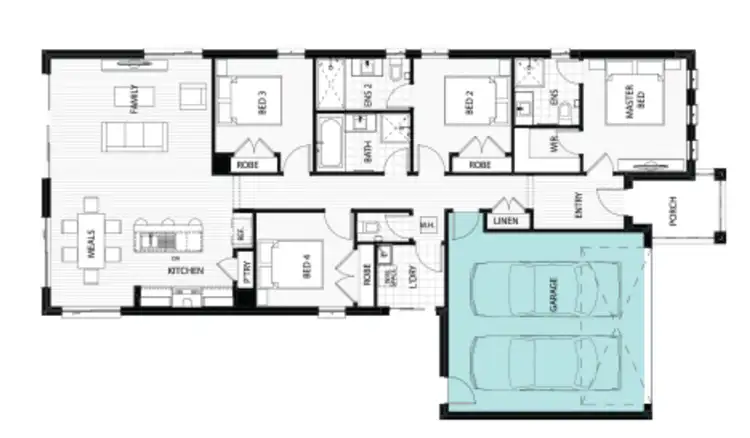Floorplan of Homely house listing, Address available on request