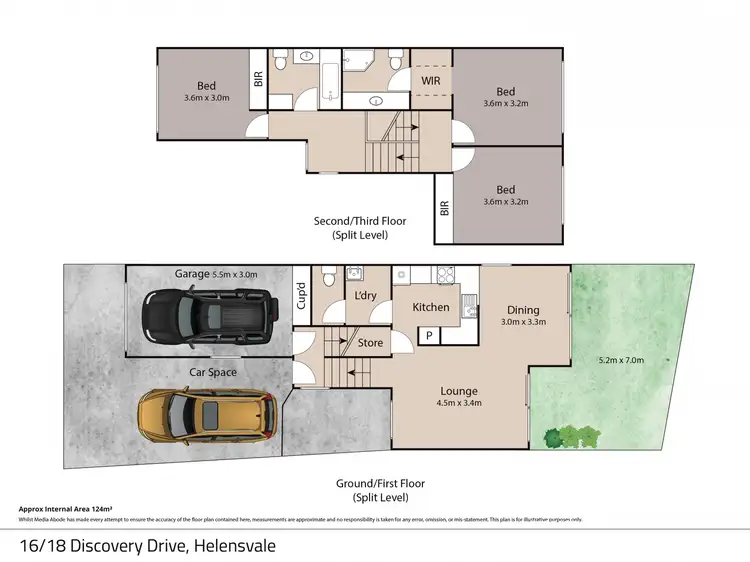 Floorplan of Homely townhouse listing, 16/18 Discovery Drive, Helensvale QLD 4212