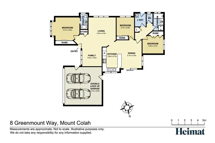 Floorplan of Homely house listing, 8 Greenmount Way, Mount Colah NSW 2079